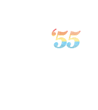 Retro Birthday 1955 model galben neon pe tricou