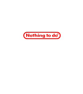 Nothing to do model alb pe tricou
