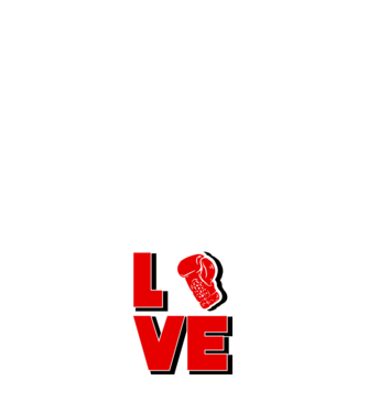 LOVE BOX model negru pe tricou