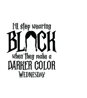  ill stop wearing black model albastru deschis pe tricou