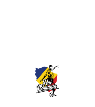 Hai romania fotbal model negru pe tricou