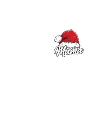 mama Santa Hat model galben neon pe tricou