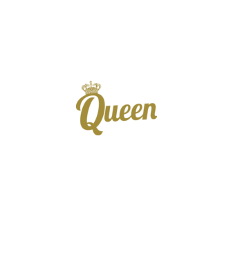 Nurse a title just above Queen model negru pe tricou
