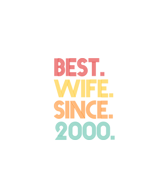 best wife since 2000 retro model negru pe tricou