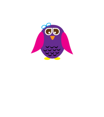 Owl model roz neon pe tricou