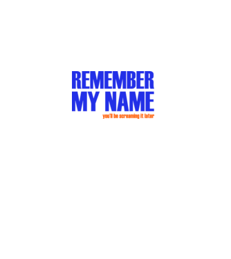 Remember My Name model alb pe tricou
