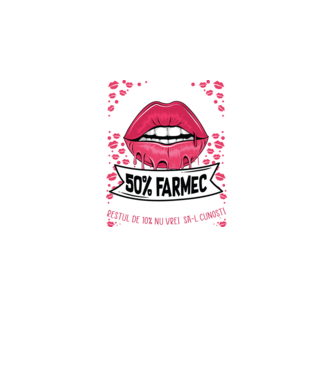 Sunt născută în februarie - 50% farmec - 40% nebunii și umor - Restul de 10% nu vrei să-l cunoști model negru pe tricou