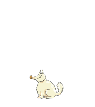 Dog silhouette model negru pe tricou