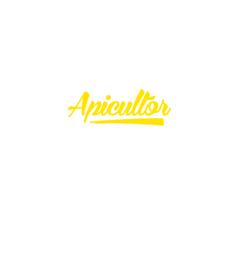 Apicultor model negru pe tricou