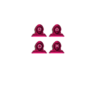 squid game characters model negru pe tricou