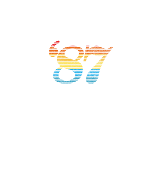 Retro Birthday 1987 model verde neon pe tricou
