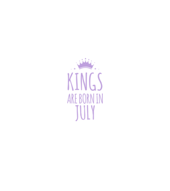 Kings are born in - July model albastru închis pe tricou