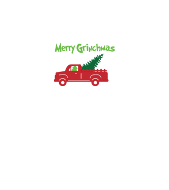 Grinchmas truck model negru pe tricou