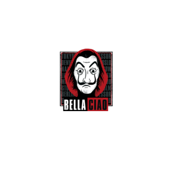 bella ciao dali model albastru jeanși pe tricou