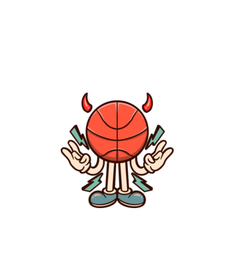 Evil basketball model negru pe tricou