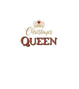 Christmas Queen model turcoaz pe tricou