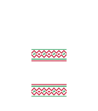 Model tricotat de Crăciun - tractorist model negru pe tricou