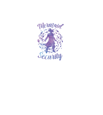 Mermaid Security boys aquarell model turcoaz pe tricou