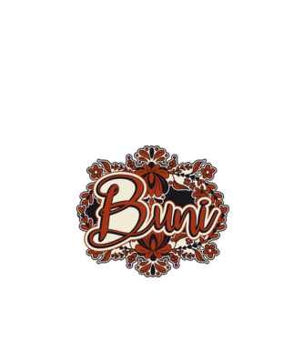 Buni model alb pe tricou