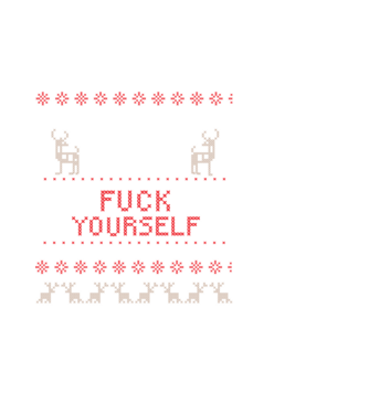 Merry go fuck yourself model negru pe tricou