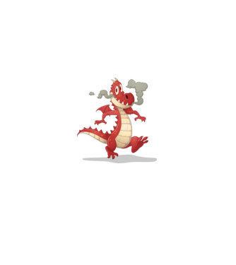 Dragon model turcoaz pe tricou