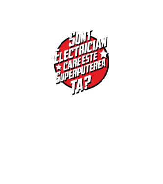 sunt electrician, care este superputerea ta? model albastru regal pe tricou