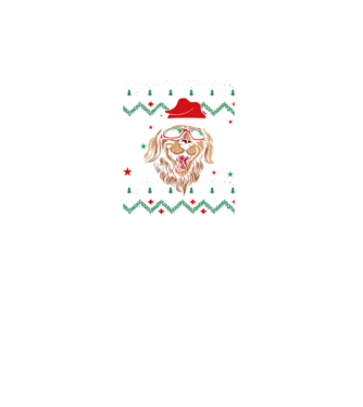 Ugly sweater dog model turcoaz pe tricou