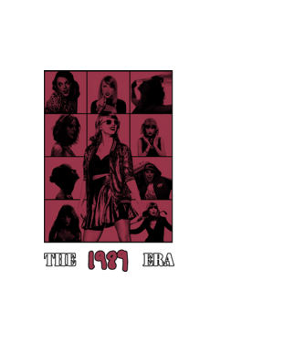 Taylor Swift ERAS red model alb pe tricou