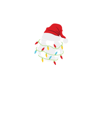 Football christmas model negru pe tricou