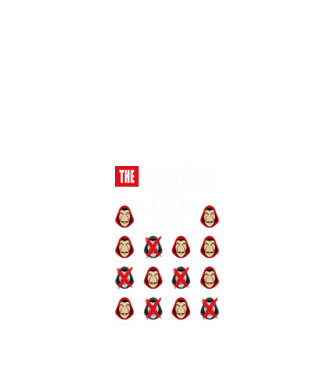 the resistance la casa de papel model negru pe tricou
