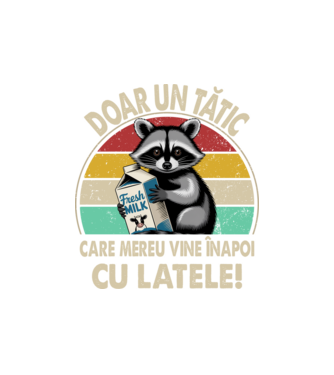 Retro Apa aki visszajött a tejjel RO model nisipiu pe tricou