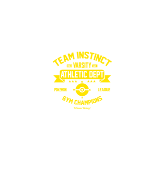 Team instinct champions model negru pe tricou