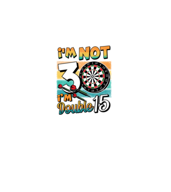 Darts Birthday 30 years old model negru pe tricou