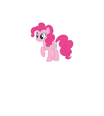 Pinkie Pie model roz neon pe tricou