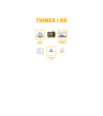 Things I do in my spare time model negru pe tricou