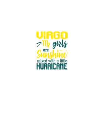 Sunshine with Hurricane VIRGO model negru pe tricou
