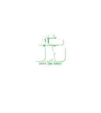 Walking dad green model negru pe tricou