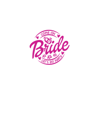 Bride Barbie lets go party model roz deschis pe tricou