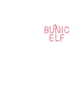 bunic elf model galben neon pe tricou