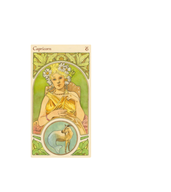 Horoscop Tarot CAPRICORNUL model alb pe tricou