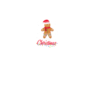 Merry christmas cookie model negru pe tricou