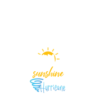 January Girls are Sunshine mixed with a little Hurricane model negru pe tricou