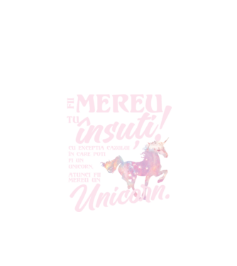 fii mereu tu însuți! cu excepția cazului în care poți fi un unicorn, atunci fii mereu un unicorn. model negru pe tricou