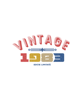 1983 Ediție limitată model alb pe tricou