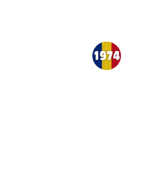 made in 1974 retro vintage model turcoaz pe tricou