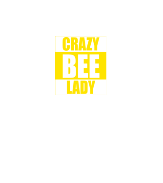 Crazy bee lady model verde neon pe tricou