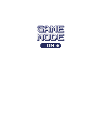 Gamer - Game mode on model negru pe tricou