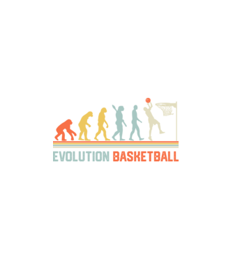 Evolution basketball model alb pe tricou