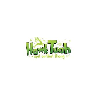Hawk tuah xmas model albastru jeanși pe tricou