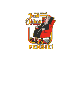 Adio muncă, bună odihnă! în sfârșit, la pensie! model negru pe tricou